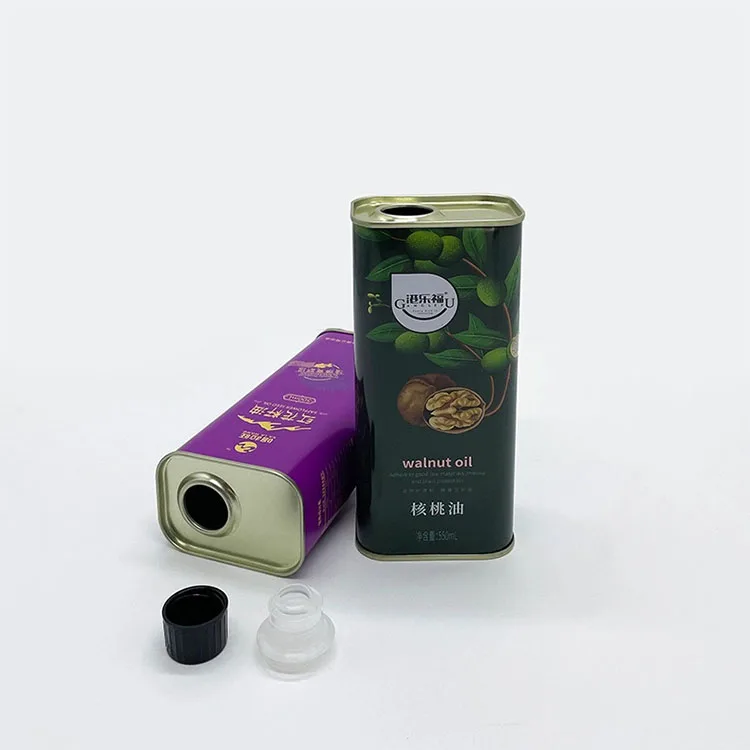 1l Square Metal Tin Olive Oil Cans Used For Food Oil China Manufacturer Cheap Rectangular F-style