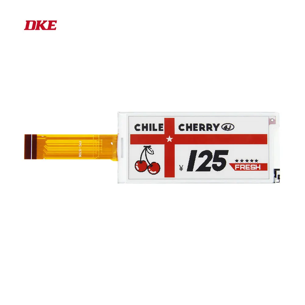 Дисплей DKE 2,9 дюйма 296 (В) * 128 (в) e paper price display epd display