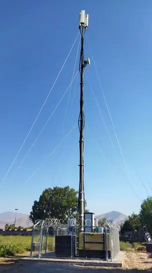 Интегрированная 10 м пневматическая телескопическая мачта датчика погоды для связи и антенны башня со штативом