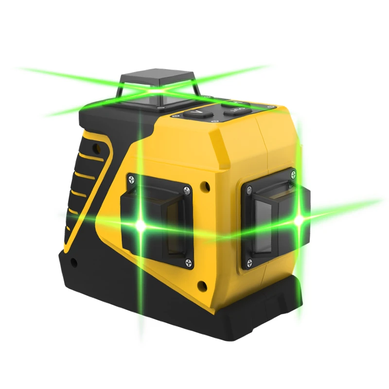 
12 multi lines rotari automatic laser floor self leveling 3D green cross bean 360 laser level 