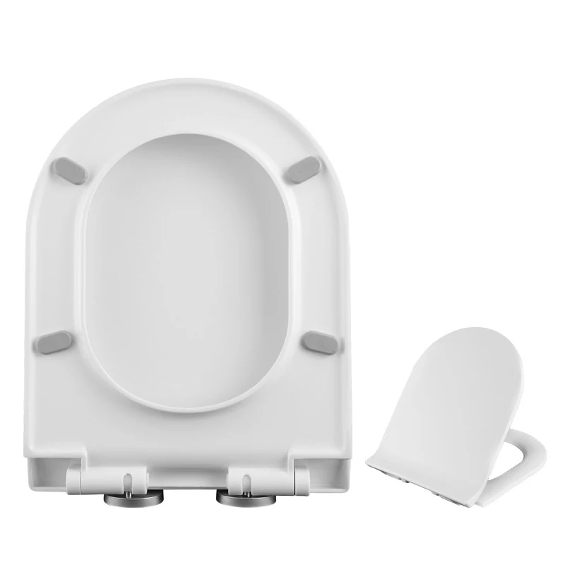 2023 Household toilet lid thickened toilet cover slow drop fast detachable lid UVO type toilet lid