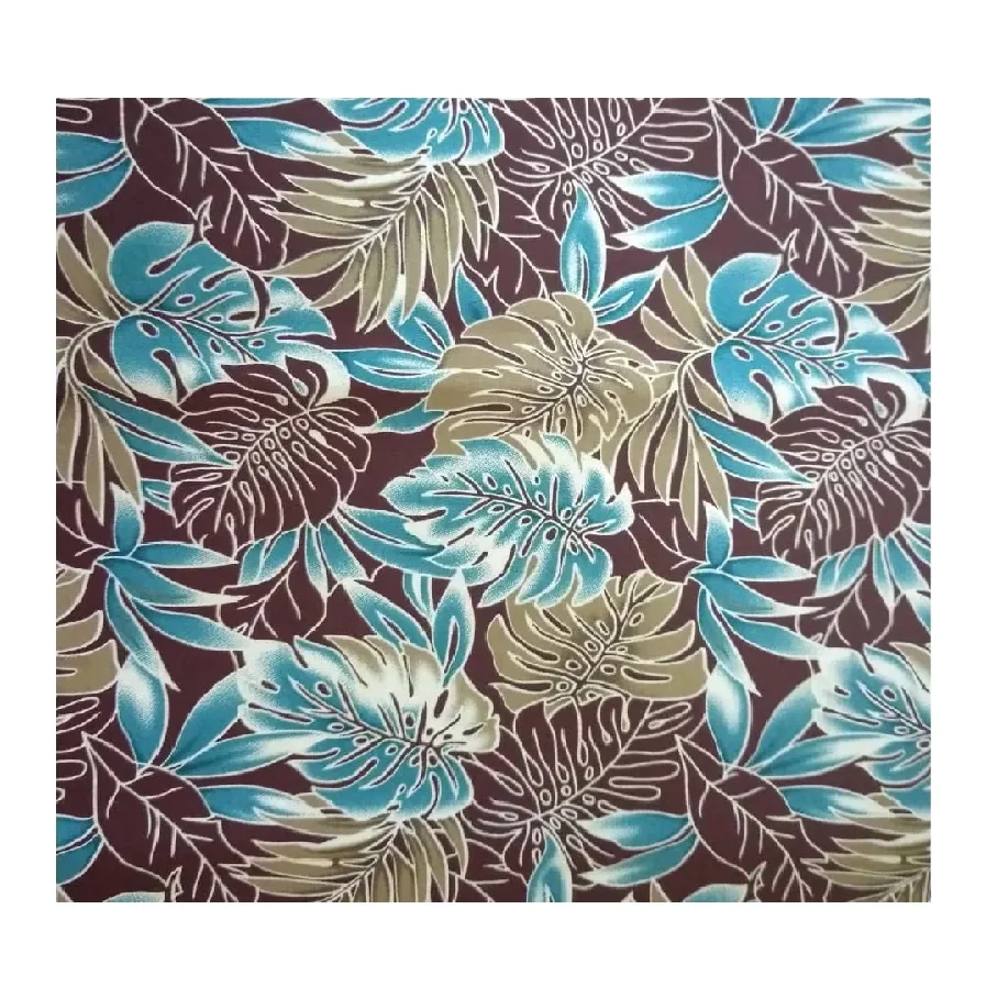 Ткань и текстиль, сырье из гавайской ткани с принтом, дизайнерская ткань для изготовления платьев, 100% хлопок и полиэстер из Таиланда