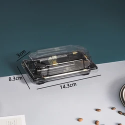 Transparent Disposable Plastic Sushi Food Packaging Box Trays And Lids