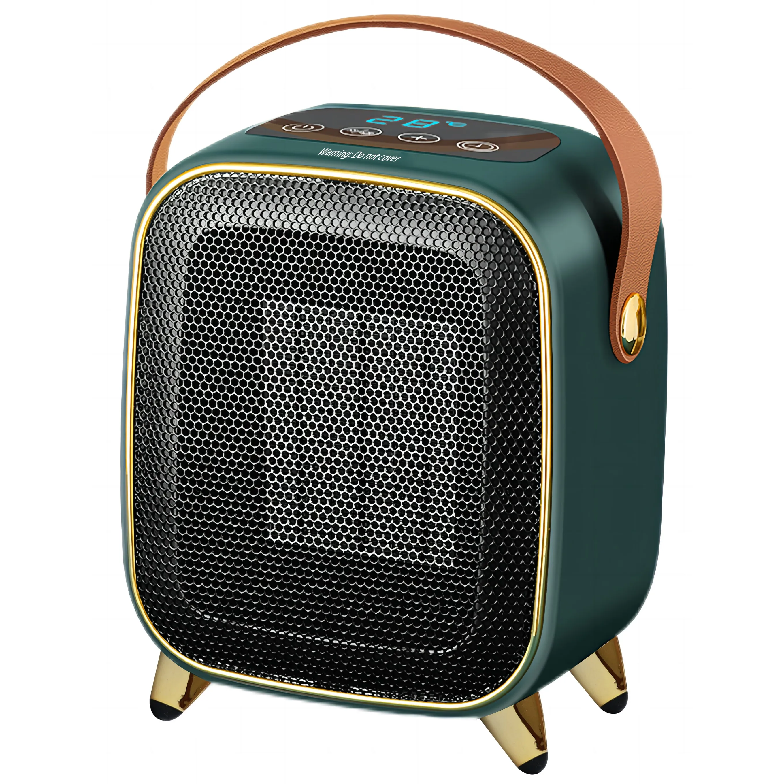 Mini Portable 1000W or 1200W PTC Heater Household Space Air Hot Electric Fan Heater with For Office and Home Desk Winter Warmer