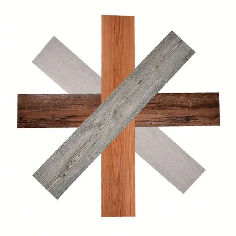 Wallpaper waterproof floor  & carpets stickers self adhesive office floor tile pvc vinyl floor tile