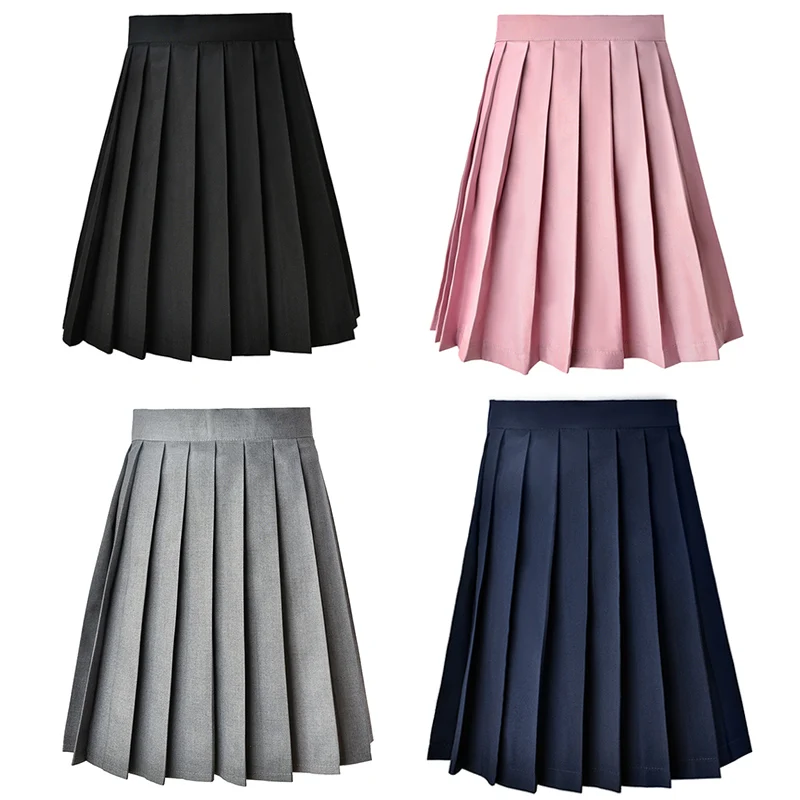  High Quality japanese Jk Uniform Pleated Skirt Soft Sister Sailor Suit College Style Japanese School Girl for