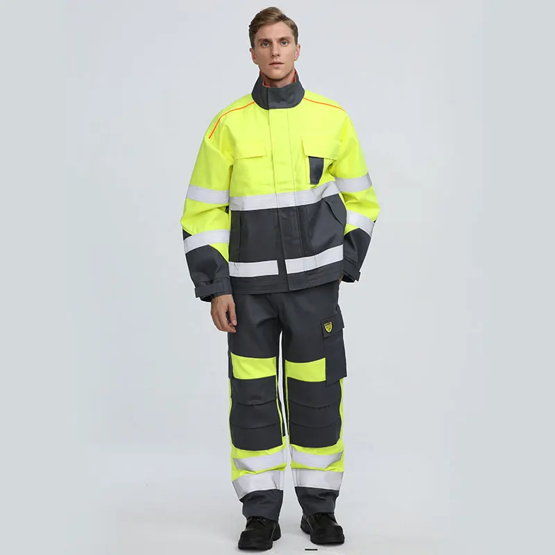 customize fireproof mining protective clothing work jacket welding suit workwear flame resistant clothing
