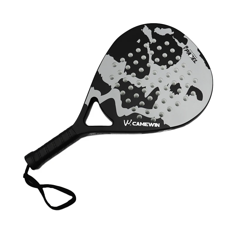 Tennis Paddle Pro Carbon Fiber Power Lite Pop EVA Foam Beach Paddle Tennis Paddleball Racket 3K 12k 18k