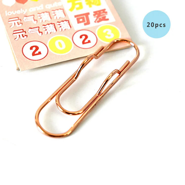 Multi-purpose metal pen holding spring clips gold metal pencil paper clips