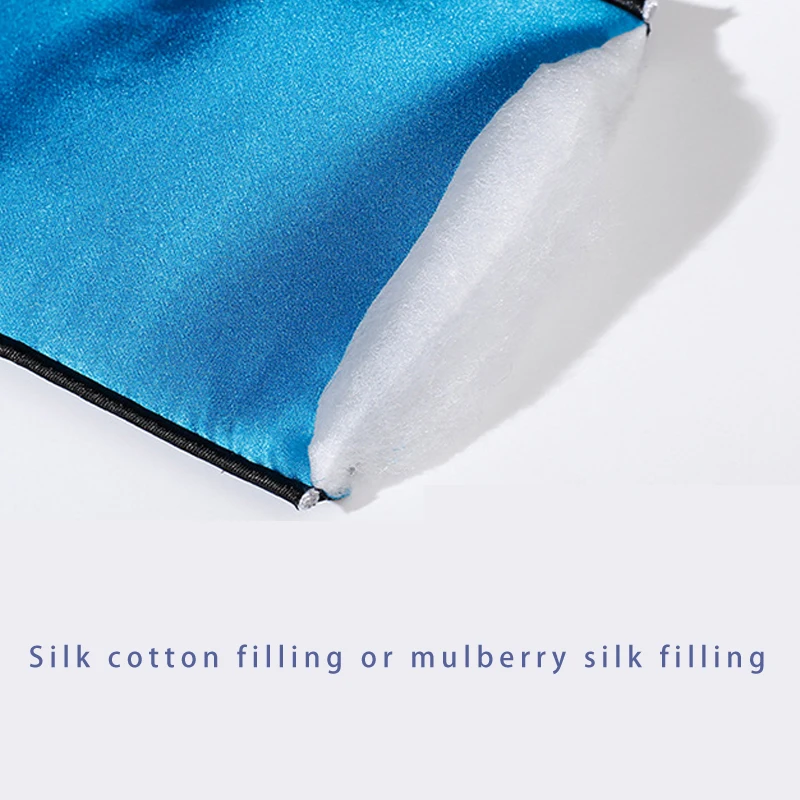 
Custom black eye mask silk manufacturer 100% pure mulberry airline sleeping kit eye mask 