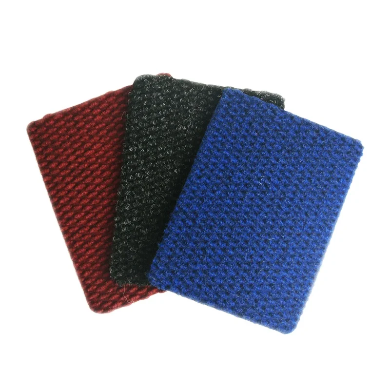 Double-color jacquard carpet pineapple line carpet with PVCor Rubber backing