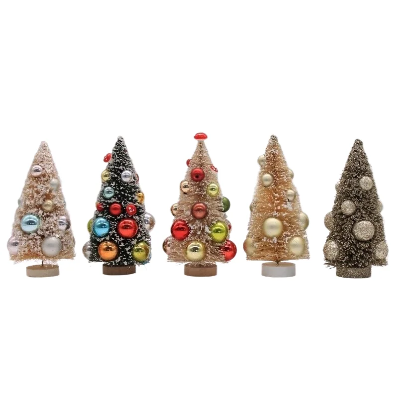 Multi  pine needle flocking tied tree series artificial christmas tree wholesale christmas trees