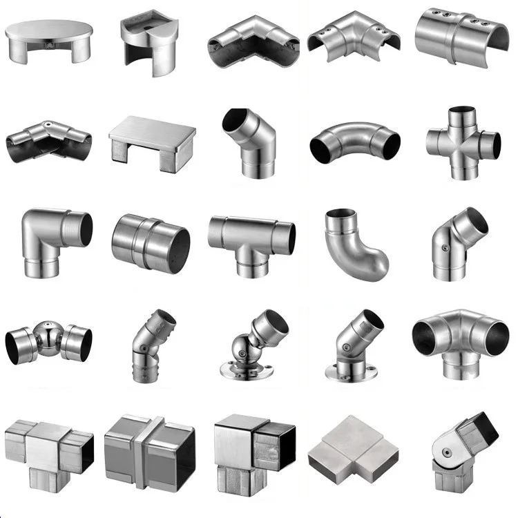 304 316 Round U Channel Removable Railing Stainless Steel Baluster Systems Accessories