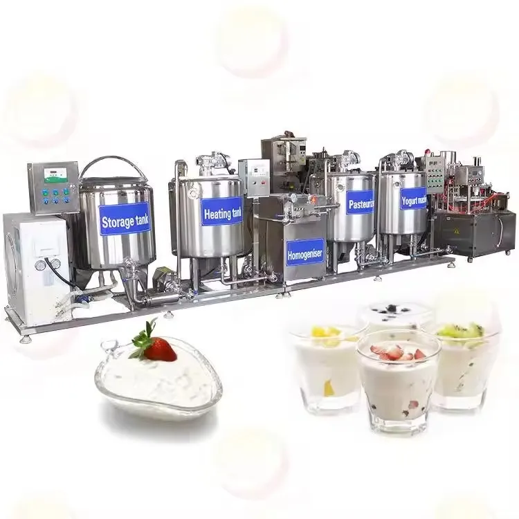 Uht Industrial Milk Powder Yoghurt Yogurt Dairy Make Process Machine Small Scale Plant Production Line