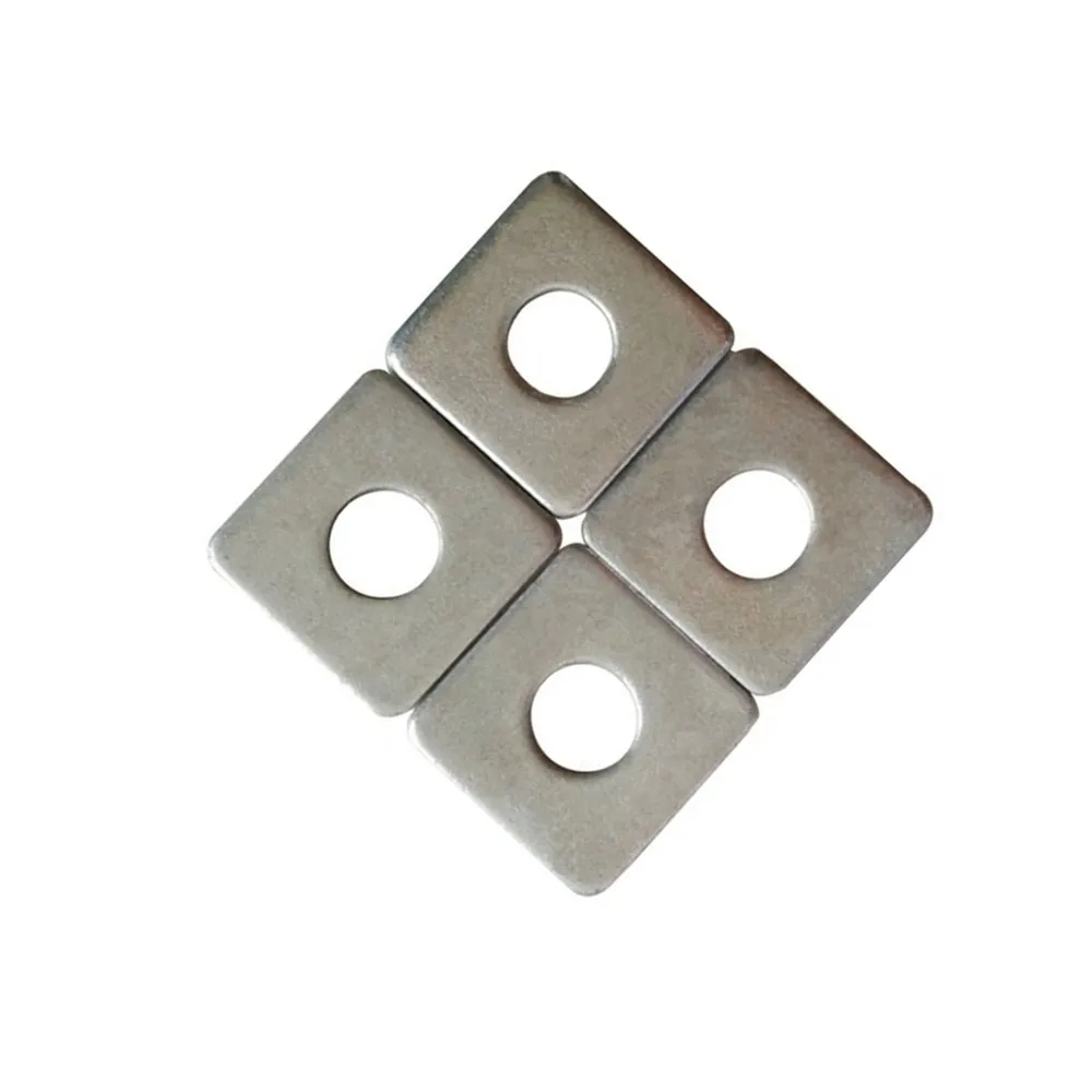 Factory Supplier Flat Square Washer Finished Zinc Plated Carbon