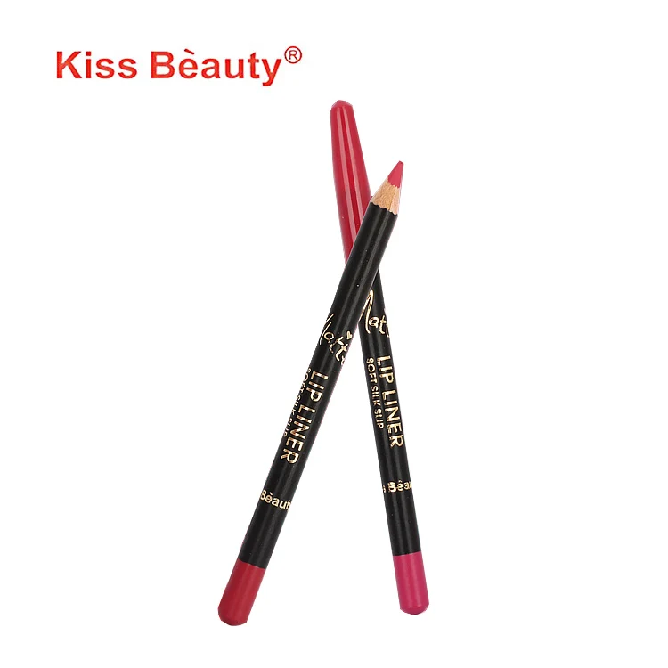 
wholesale long last matte lip liner pencil set waterproof makeup 