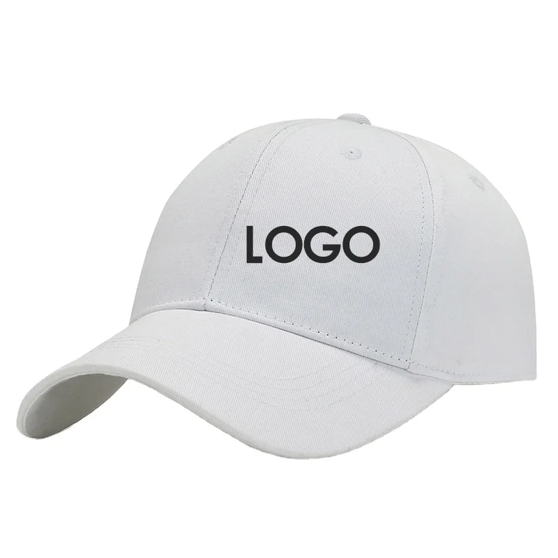 
Unisex Custom Cotton Baseball Cap Adjustable Sports Cap with Embossed Metal Buckle 