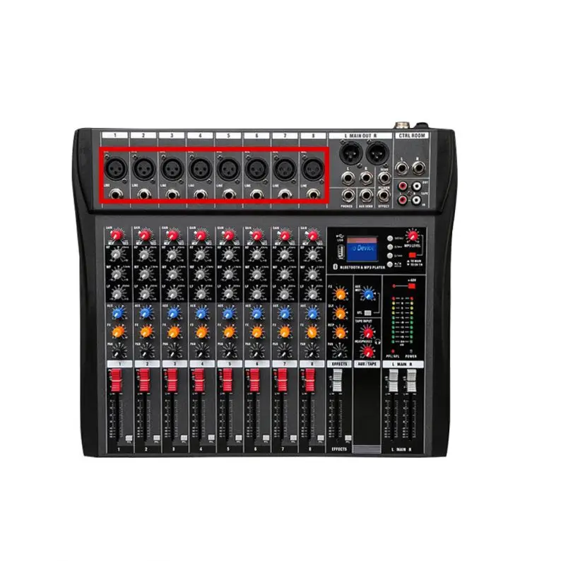 Лидер продаж звуковая карта Dj с интерфейсом микшера для прямой трансляции