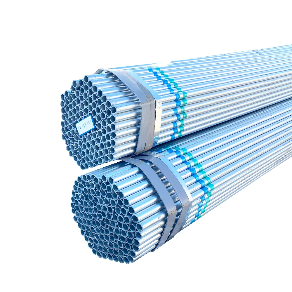 Round Galvanized Steel Pipe Steel Tube with Zinc Coated Carbon Steel Gi Pipe