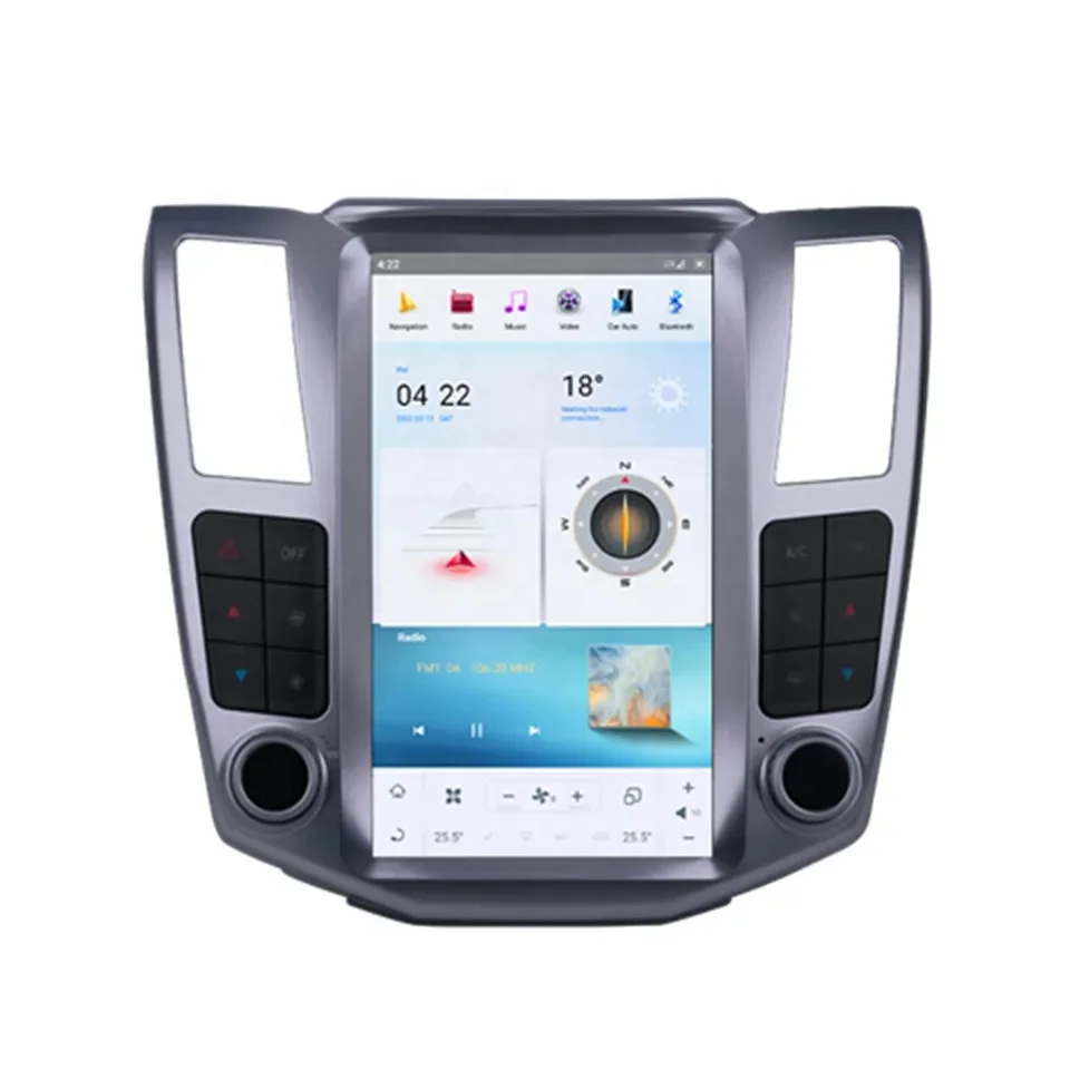 Автомобильный мультимедийный плеер 11 8 'Tesla с GPS-навигацией 2004 2008