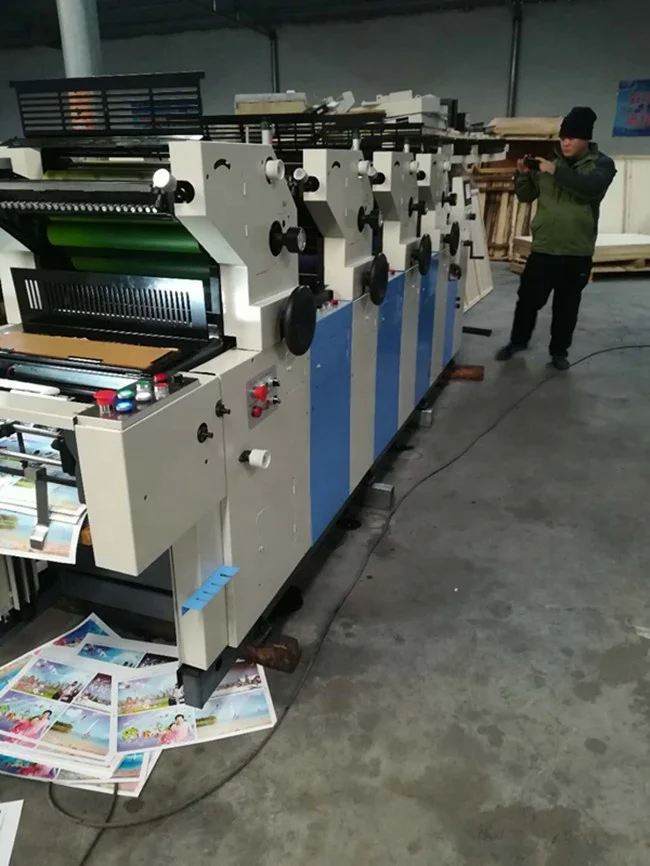 Большой формат 4-цветная офсетная печать пресс машина для продажи