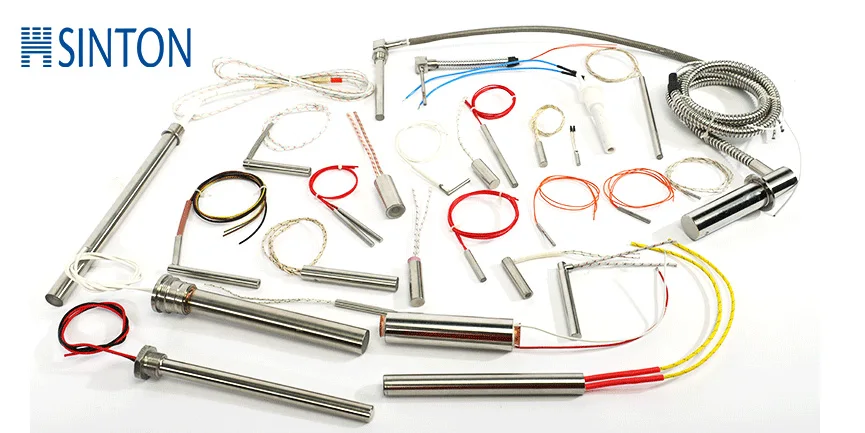 Customized electric cartridge heater with angle 24v stainless steel tube heater for 3D printer