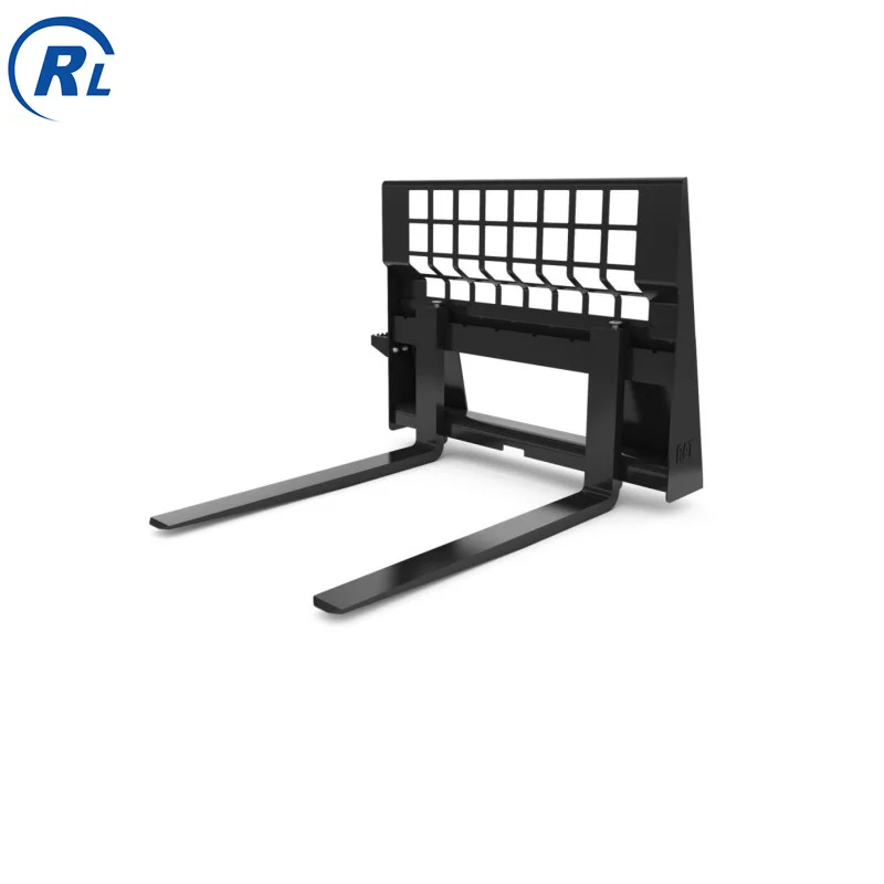 Qingdao Ruilan Customize Heavy Duty Stone Forks for Wheel Loader attachment with good price