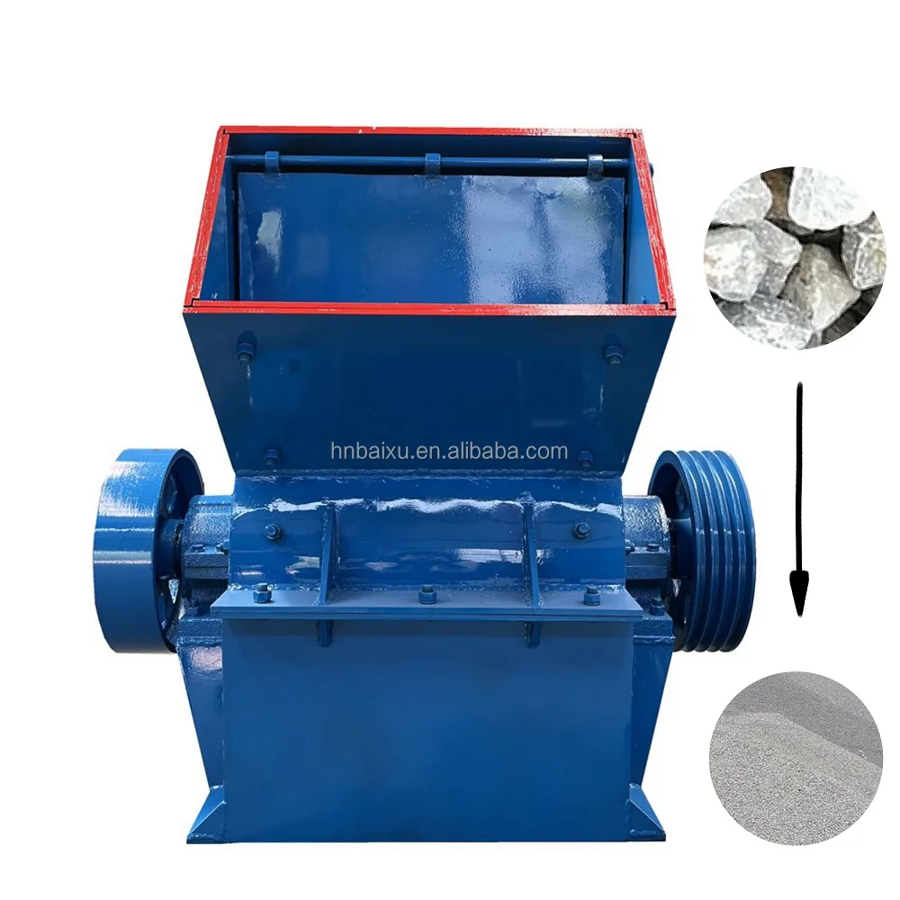 mobile waste brick recycling grinder hammer mill gold ore pc600x400 hammer crusher machine