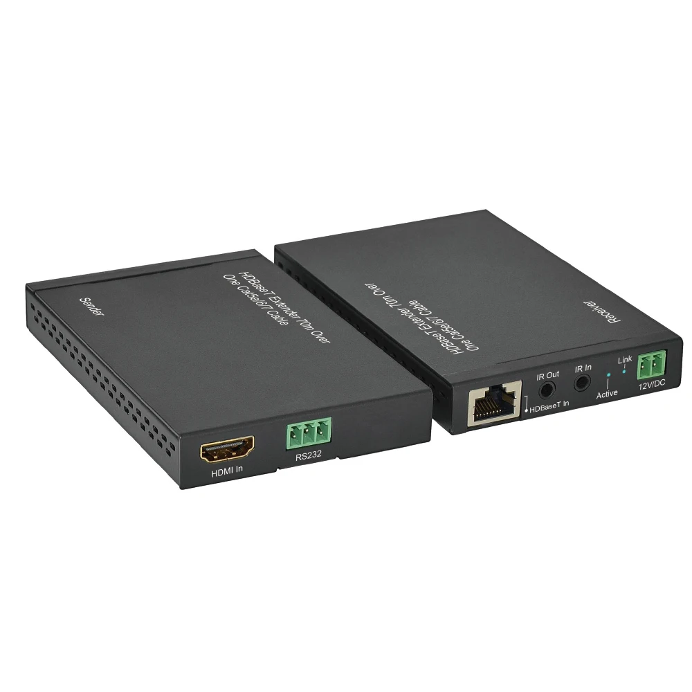 GMAX Hot selling HDMI 1.4a 70M Extender Support 3D pass-through 1080p@60Hz@48bit pixels 4K x 2K  HDCP1.4/2.2