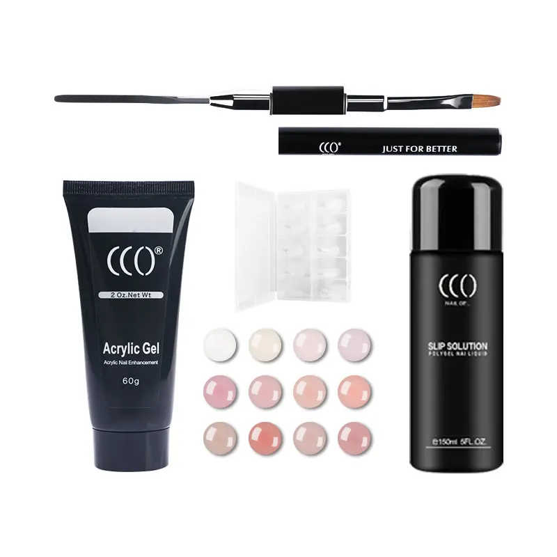 CCO 30g/60g Clear Poly Nail Extension Gel Tube Acrylic nail gel for nail art