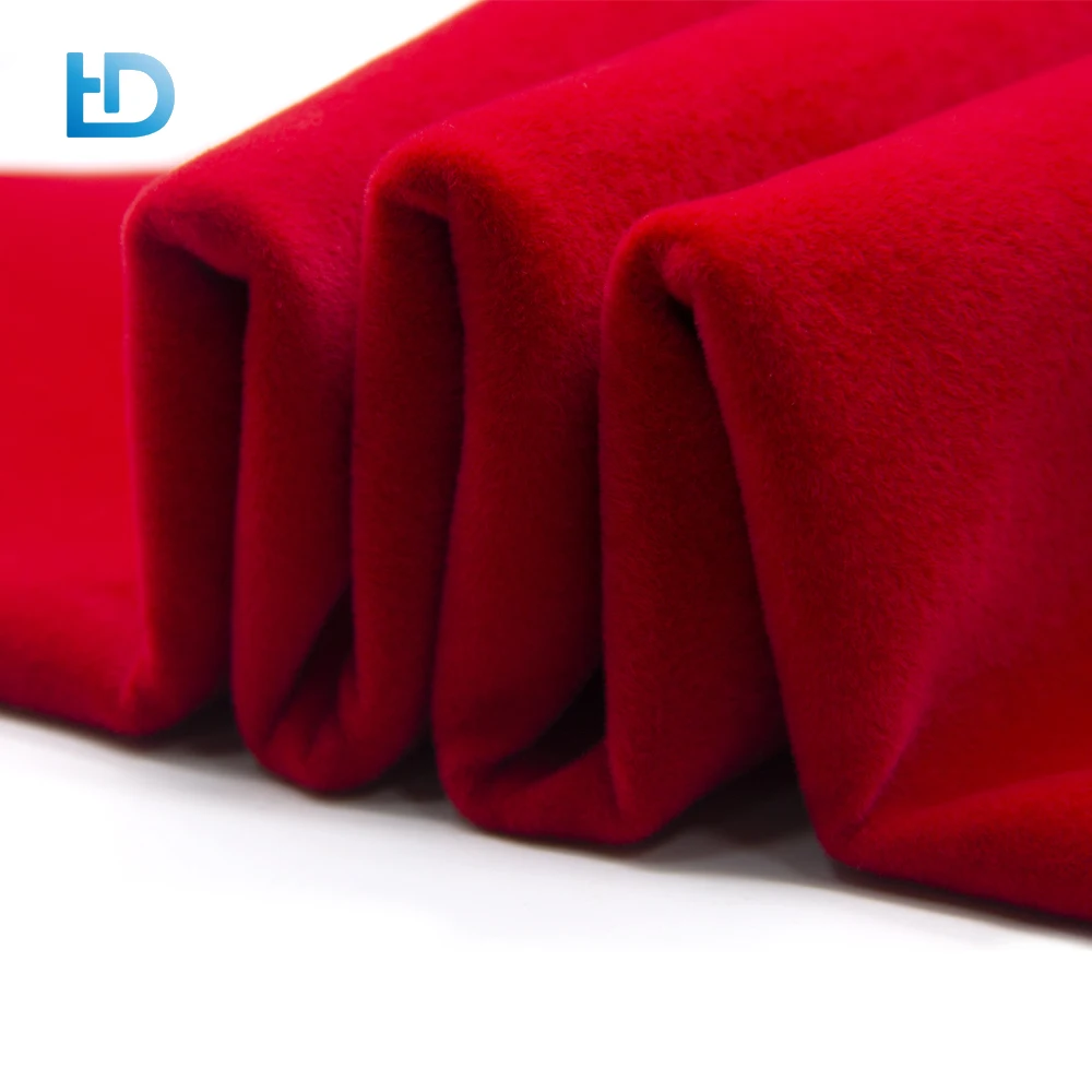 Durable Waterproof Red Stock Lot Holland Flock Upholstery Stretch Suede Recliner Sofa Fabric For Sofa Furniture