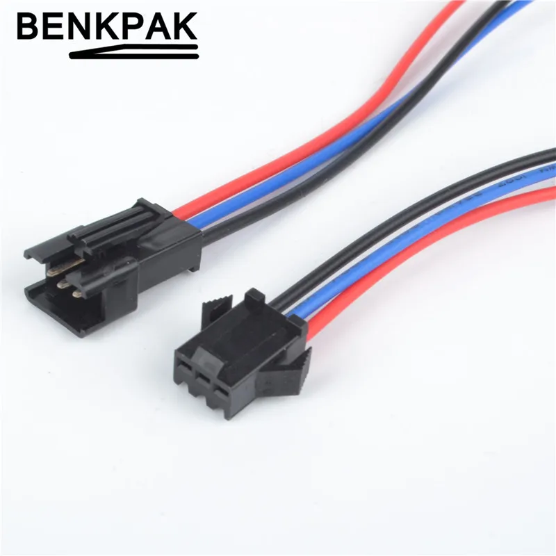 3P  JST SM  Male Female Wire Connector SM3P LED connectors