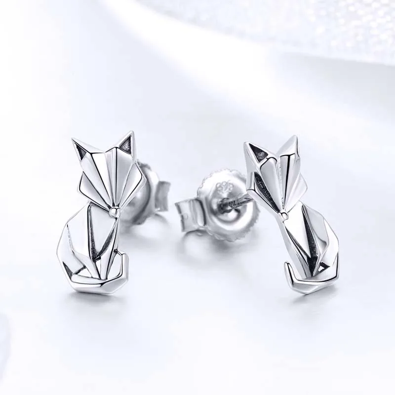 Sterling Silver Animal Earrings Trendy Unisex Earrings Jewelry Wholesale