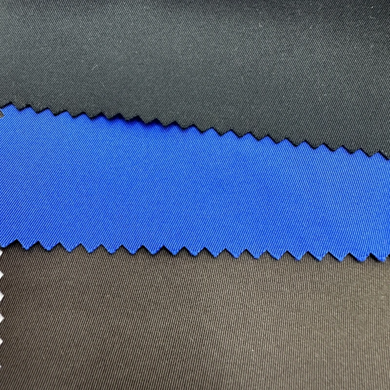 No MOQ In Stock 100% Polyester 3/3 Twill 190gsm 75D*75D T400 Fabric for Garment