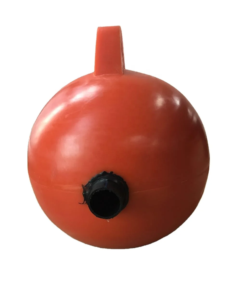 LLDPE Plastic Fish Net Sea Marine Floating Ball Buoy Single Ear Foam Filled Plastic Float Ball
