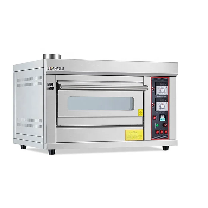 Kitchen Catering Equipment 1 Deck 1 Trays Food Bread Bakery Equipment Commercial Convection Electric Pizza Baking Oven