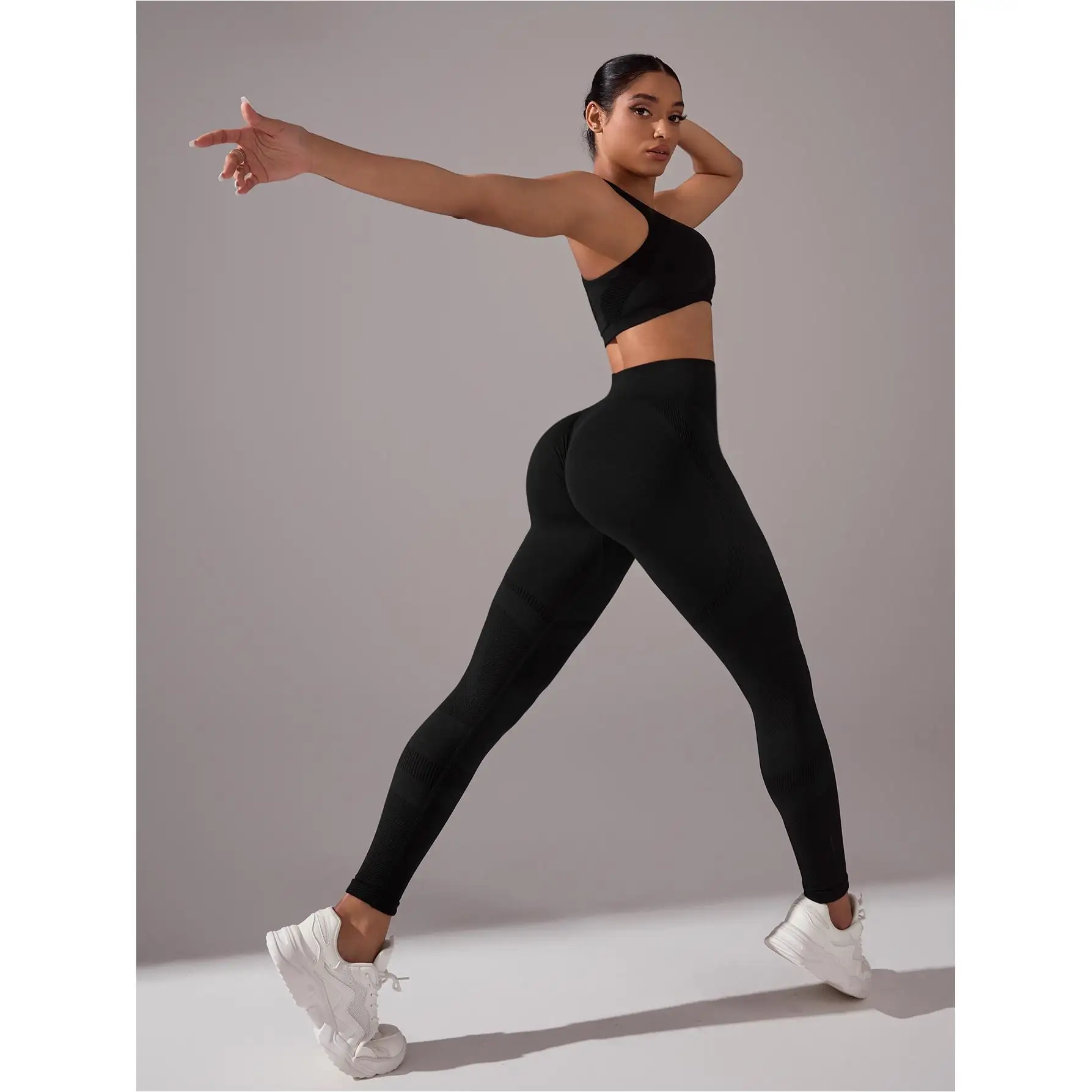 Yoga Sets Tights korea yoga leggings Fabric Bulk Hight Quality Mujer Clearance Wholesale Polainas De Sport Thick Sportswear Team