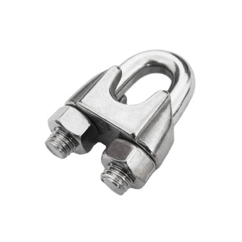 Heavy Duty Stainless Steel SS316 Wire Rope Clip Cable Clamp 30mm