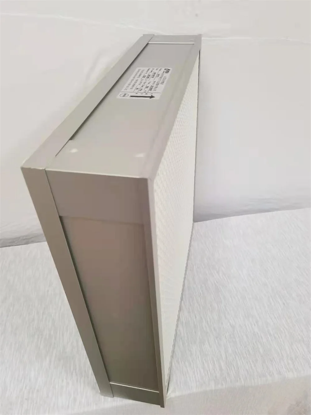 High Efficiency Air HEPA Filter H14 Aluminum / Galvanized Frame for Industry HVAC AHU