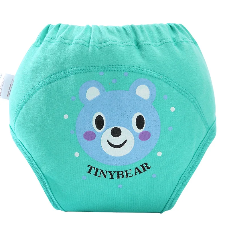 
washable cotton baby cloth diaper training pant waterproof breathable underwear 