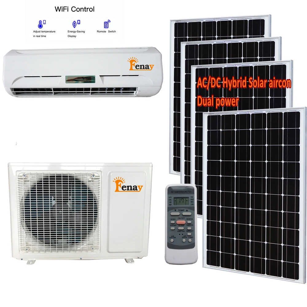 Солнечный A/C 24000BTU солнечный кондиционер снижает счет за электричество