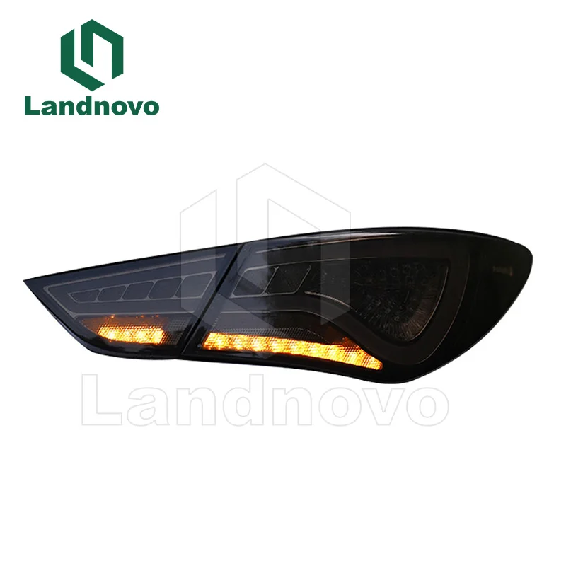 Landnovo high quality upgrade body parts car led rear light with turn signal for Hyundai Sonata VIII 2017 Hyundai led taillight