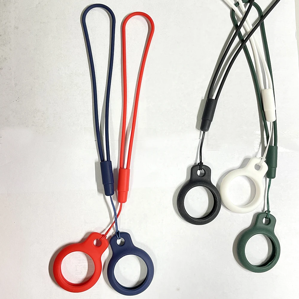 Оптовая продажа, короткий Цветной силиконовый ремешок на запястье для мобильного телефона