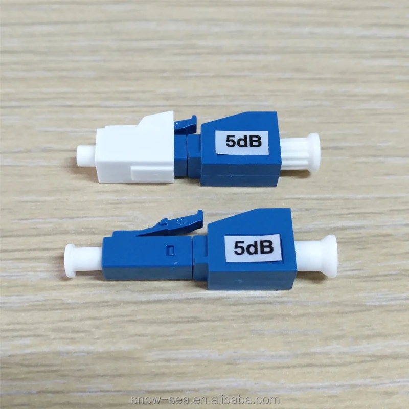 1/2/3/5/7/10/12/15/20dB Fixed Value LC Female to Male Hybrid Fiber Optic Attenuator