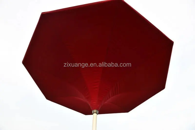 outdoor furniture wholesale with led light 3.5m Aluminum flower patio umbrellas garden sets outdoor tulip decoration umbrella