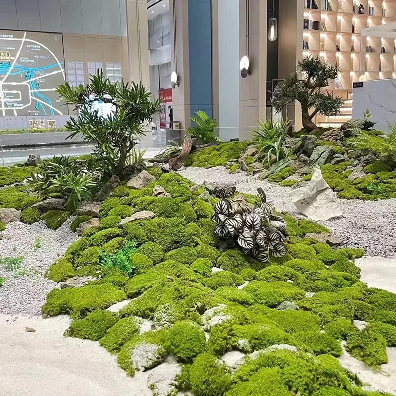 Wholesale No Maintenance Everlasting Moss Wall Decoration DIY Artificial Moss