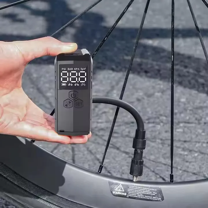 Best power 150 PSI pressure car tire Balloon inflator Portable mini electric bicycle air compressor pump