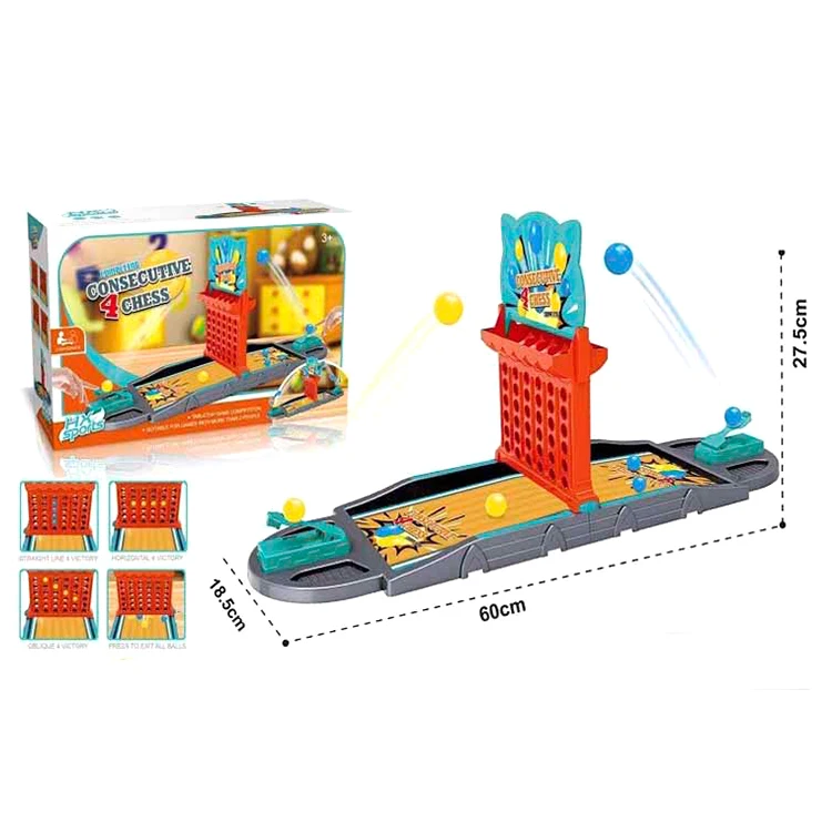 Indoor desktop double person toys five match four connect chess games set