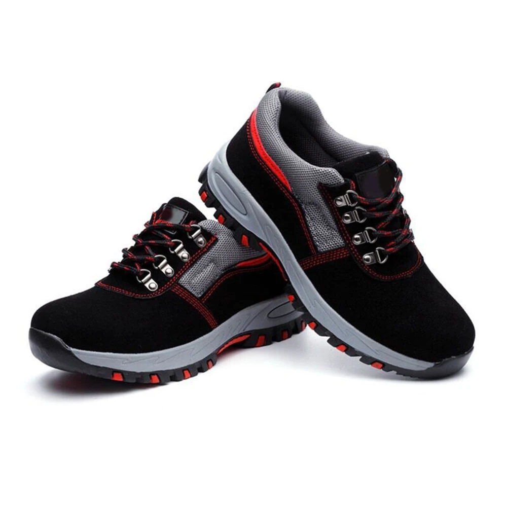 wholesale custom Brand work Leather men Safety Shoes safety boots with steel toe