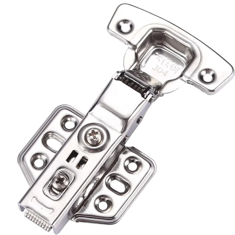 High Quality Kitchen Cabinet Spring Stainless Steel Concealed Folding Self Closing Hinge Hydraulic